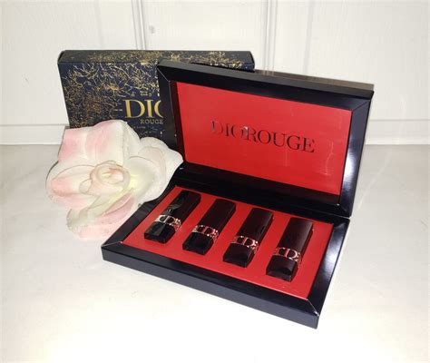 dior rouge dior xmas coffret|dior mini lipstick gift set.